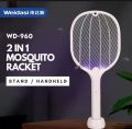 WEIDASI WD-960 Rechargeable Dual-Use Electric Mosquito Racket Mosquito Swatter with LED & Stand.