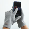 Winter Keep Warm Touch Screen Plus Velvet Inside Suede Mens Gloves Fashion Simple Solid Thicken Man Outdoor Cycling Drive. 