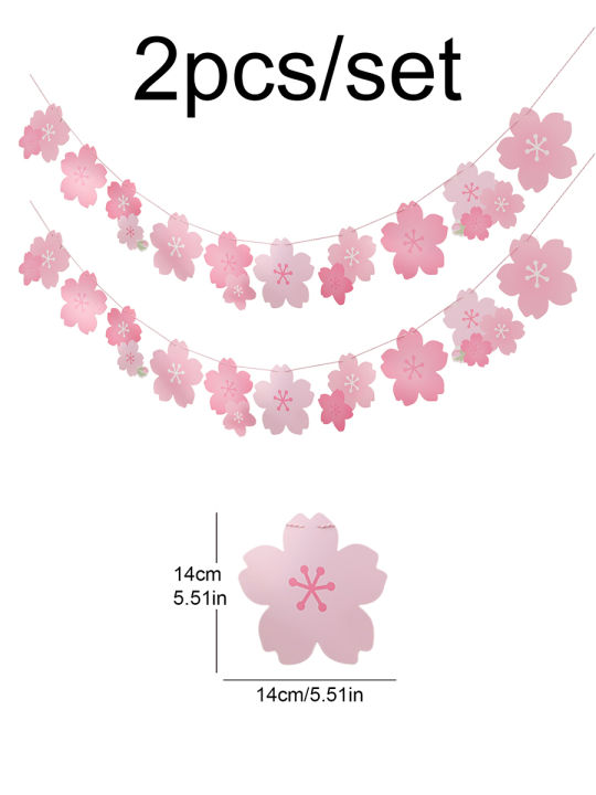 1PC%20Cherry%20Blossom%20Pink%20Flag%20Party%20Decoration%20Room%20Wall%20Layout%20-%20Image%207