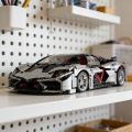 Supercar Racing Model Building Blocks Set DIY Mechanical Hypercar Bricks Kit Educational STEM Toy for Collection.