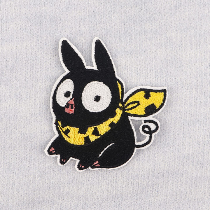 Anime Pig Patches On Clothes Cute Embroidered Patches Manga Badges On Backpack Iron On Patch DIY Clothing Accessories
