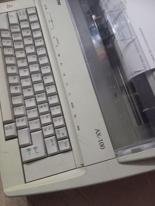 Brother Typewriter AX100 12 Characters per Second W406xD366xH136 Ref AX100