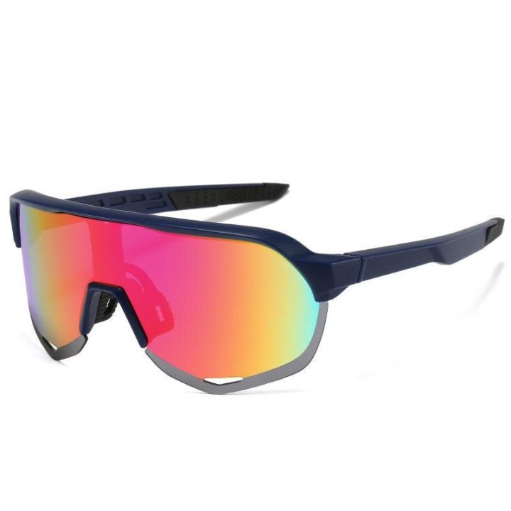 Men Women Sport Sunglasses Road Bike UV400 Half Rimless Cycling Glasses Running Fishing Eyewear Male Bicycle Goggles for Cyclist