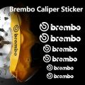 6pcs Car Brake Caliper Sticker For Brembo Reflective Lettering Vehicle Decal Car Brake Caliper Heat Resistant Sticker Accessorie. 