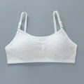 4pcs/Lot Teenage Girls Training Bras Seamless Middle High School Students Vest Bra Kids Children Back Buckle Bra Teens Underwear. 