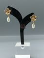 Pearl one Karat  earrings. 