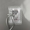 1Pc Lace Photo Card Holder, 3inch Small Cards Simple Anime Cartoon Game Card Holder, Fan Club Idol Support Collection B8 Small Card Polaroid 3inch Photo Display Storage Card Holder, Transparent Ita Bag Decoration Lolita Card Holder. 