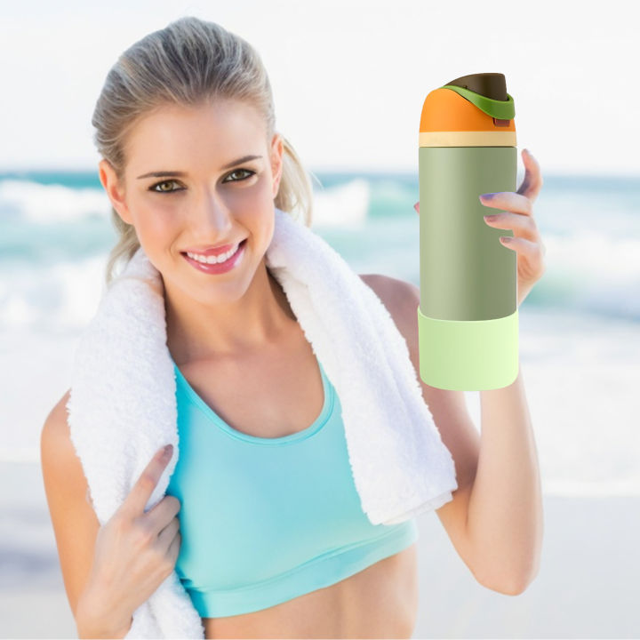 New%20Coaster%20For%20Owala%2024oz%2032oz%2040oz%20Silicone%20Water%20Boot%20Anti-Slip%20Protective%20Sleeve%20Bottom%20Protector%20Bottle%20Outdoor%20Bike%20-%20Image%206