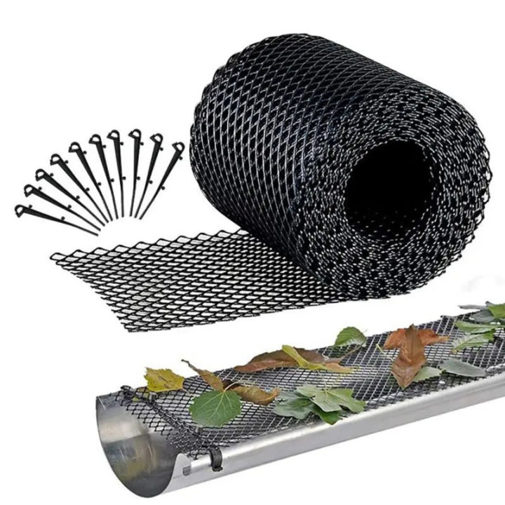 Anti-Falling Net Mesh Strainer Filter Garden Bird Fence Gutter Guard ...