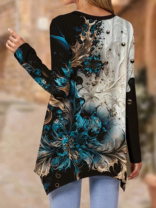 Plus%20Size%20Elegant%20Casual%20Woman%20T-Shirt%20Fashion%20Loose%20T-Shirt%20Woman%20Temperament%20Long%20sleeve%20T-Shirt%20Holiday%20Weekend%20-%20Image%203