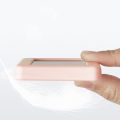 Mini Digital Clock Temperature and Humidity Display Portable Desk Clock LED Clock Slim Small Alarm Clock. 