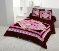 Best Pakiza Panel King Size Bedsheet with 2 Pillow covers Chador set Size 7.5×8.5 feet Full Twill fabric.