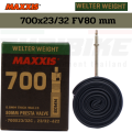 Maxxis welter weight 700x23-32c fv48/60/80 small kiss 700x3 3/50C FV 48 mm. 