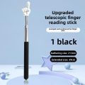 Stainless Steel Retractable Finger Pointer Teacher Teaching Stick for Kids Reading Blackboard Instruction. 
