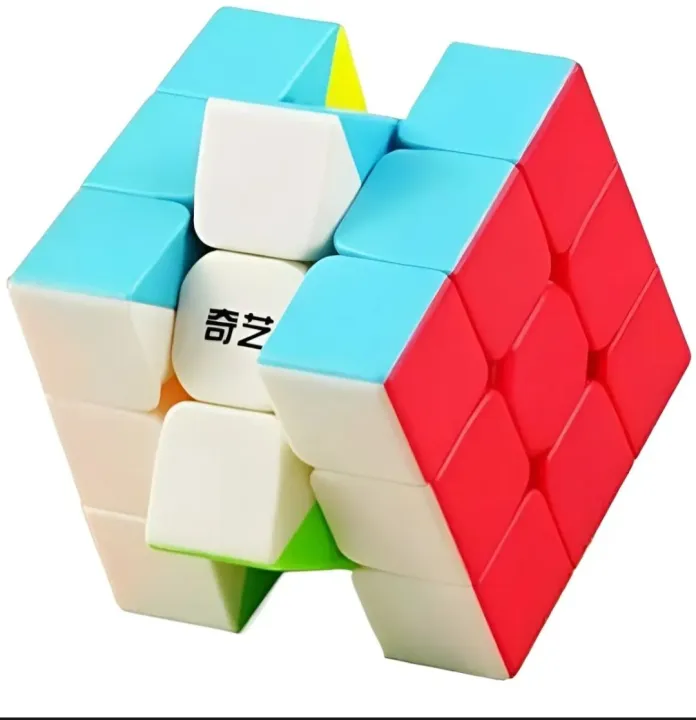 QY%20speed%20cube%20Super%20smooth%20sticker%20less%203%C3%973%20Rubiks%20cube%20puzzle.%20-%20Image%206