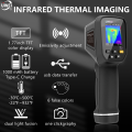 UWEI Infrared Thermal Imager Handheld Thermal Imaging Camera USB Rechargeable 8GB Card Color Display 0.01-1 Emissivity Carry Box. 