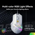 Inphic Pg1 Wired Mouse Gaming Mouse RGB Light Emitting   Macro Programming 12800DPI  6 Keys Computer Mouse For Office Home. 