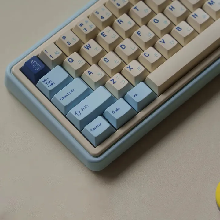 Spoit Iso Keyboard R6 155 Keys Yogurt Theme Keycaps Cherry Profile PBT DYE SUB Keycaps for MX ...