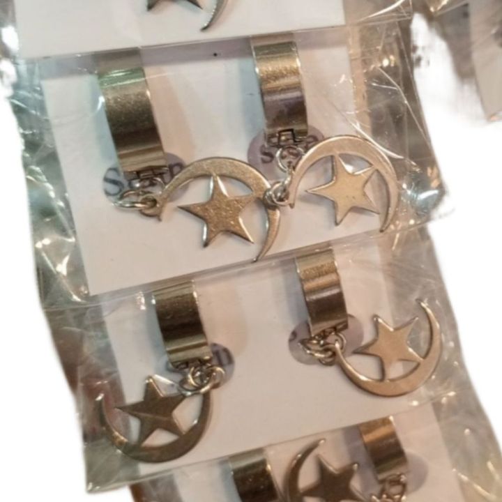 silver earrings for men | Daraz.lk