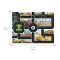 Large City Road Map DIY Scene Road Signs Car Parking Lot Game Children Playing Traffic Mat Climbing Carpets for Baby Toys Gifts. 