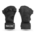 SKDK Weight Lifting Fitness Gloves With Wrist Wraps Silicone Gel Full Palm Protection Gym Workout Gloves Power Lifting Equipment. 