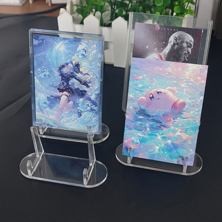 1/2pcs%20Acrylic%20Photo%20Display%20Stand%20Wedding%20Holiday%20Party%20Polaroid%20Badge%20Frame%20Business%20Card%20Holder%20Desktop%20Painting%20Transparent%20-%20Image%204