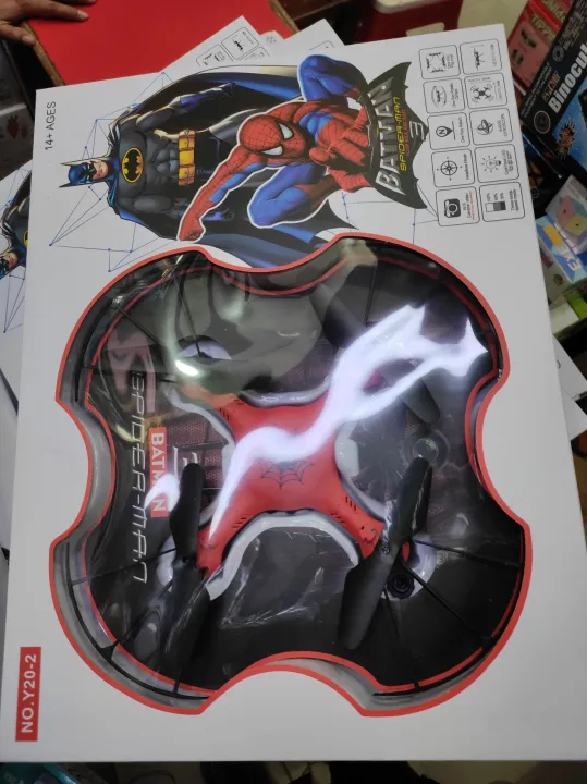 Batman%20Spiderman%20Drone%20Remote%20Control%20Drone%20For%20Kids,%20Blade%20Guard,%20Headless%20Mode%20-%20Image%206