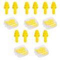 10pcs Soft Silicone Earplugs Waterproof Swimming Ear Plugs Reusable Noise Reduction Sleeping Ear Plugs Hearing Protector. 