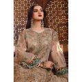 ZARI NET UNSTICH EMBROIDERED 3-PIC. 