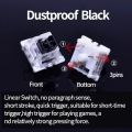 Outemu Mechanical Keyboard Switches 3Pin Dustproof Linear Tactile Clicky Silent DIY Gaming Switch Compatible with MX Switch.