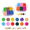 Hot Selling 5mm Hama Beads Square Small Three-layer Combination of Bean Hot Melt Beads DIY Set Pegboard  Toys for Girls. 