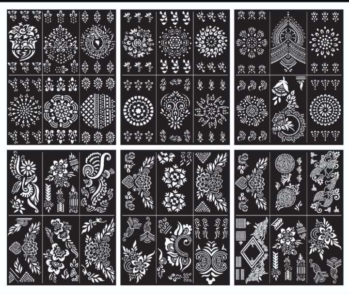 6%20Beautiful%20Sheets%20Arabic%20Bridal%20Mehndi%20Design%20Hands%20Henna%20Mehandi%20Stencils%20Stickers-15%20-%20Image%202