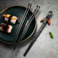 5Pairs High Quality Japanese Non-Slip Chopsticks Korean Home Hotel Restaurant Portable Healthy Food Stick For Sushi Chopsticks.
