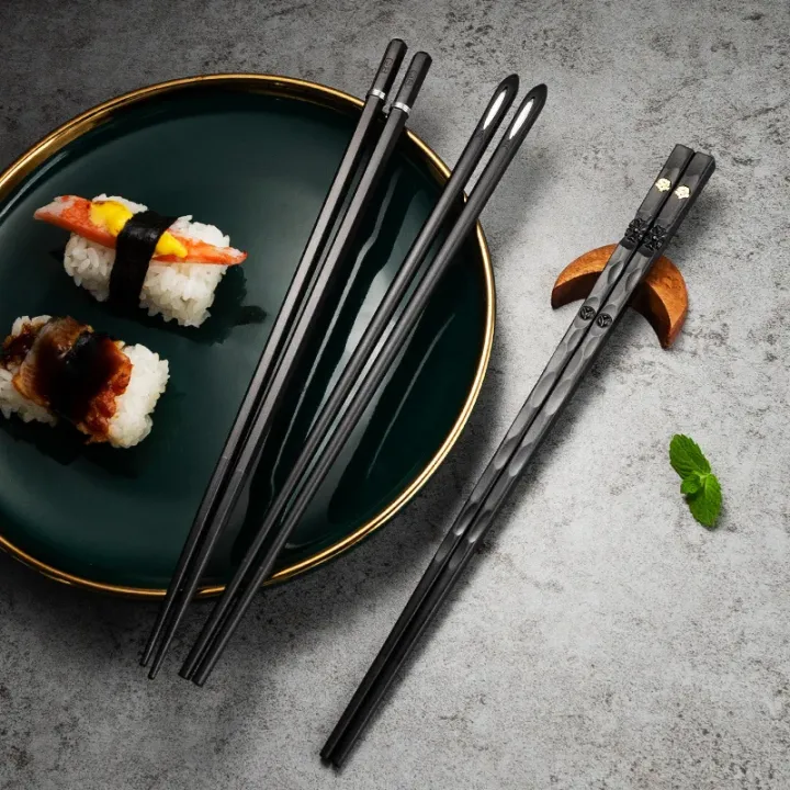 5Pairs%20High%20Quality%20Japanese%20Non-Slip%20Chopsticks%20Korean%20Home%20Hotel%20Restaurant%20Portable%20Healthy%20Food%20Stick%20For%20Sushi%20Chopsticks%20-%20Image%202