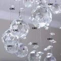 Chandelier Luxury Round Crystal Rain Drop Pendant Light Fixture for Living Room Bedroom (3 feet plait ×5feet Hight) Chandler's. 