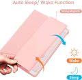 LUCKYDIY Keyboard Case for iPad 9th   Generation 10.2 inch Wireless Keyboard Cover with Pencil Holder,iPad 9th Generation Bluetooth Keyboard Case with Magnetic Detachable-Pink. 