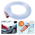 3/4" Siphon Hose, 6FT Shaker Siphon-Pump For Gas/Fuel/Water Transfer Parts-Accessories White High Universality Fitment. 
