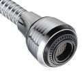 Kitchen Stainless Steel Faucet Sprinkler Water-saving Device Lengthening Rotating Splash Proof Sprinkler Spray Extender Bubbler. 