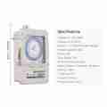 Mechanical 24 Hours Timer Switch IP53 Programmable Electrical Timer Switch Box AC 100-240V 15 Minutes Interval 96 Times ON/ OFF. 