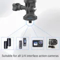 LRBH Camera Clamp Mount Bike Motorcycle Handlebar Holder, Pipes of any shape can all be installed 360 Ball Join for   . 