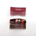 Solid Color Frosted Hair Comb Plastic Teeth Inserted Comb Fixed Combs Invisible Extra Hair Holder Fixed Combs. 