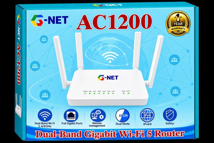 G-NET ONU + Router Dual Brand Gigaport
