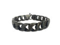 Bracelet vehement matte black (genuine Stainless Steel 316L 100%). 