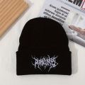 Warm Women Men Winter Beanies Hats Gothic Street Punk Knitted Bonnet Caps 100% Cotton Fashion Keep Warm Skullies Beanies Hats. 