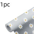 Cabinet Mat Reusable Daisy Flower Kitchen Drawer Mat Kitchen Dining Table Mat Insulation Mat Waterproof Moisture-proofDrawer Mat. 