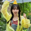 Non-disposable Raincoat Adult Thickened Outdoor Travel Portable Full-body Raincoat Anti-storm Raincoat Home Furnishings.