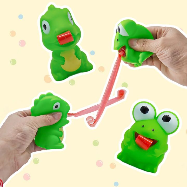 Fidget%20Decompression%20Pinch%20Toy%20Creative%20Frog%20Dinosaur%20Sticking%20Tongue%20Out%20Relieve%20Stress%20Children%20Fun%20Squeeze%20Interactive%20Toys%20-%20Image%203