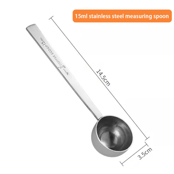 1/2PCS%20Stainless%20Steel%20Coffee%20Scoop,%20Tablespoon%20Measuring%20Spoon%20Long%20Handle%20Coffee%20Spoon%20for%20Kitchen%20Cafe%20Making.%20-%20Image%205