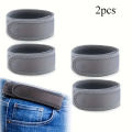 2-pack abdominal tightening belt - Elastic adjustable waistband, suitable for jeans and trousers, comfortable and convenient. 