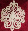 2 PCS Maroon Laser Applique Cushion Cover (pack,2) Luxury Design. 